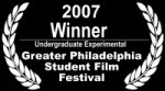 Winner - Greater Philadelphia Student Film Festival